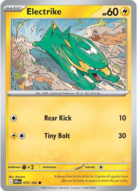 Pokemon: Electrike - 075/182 card image