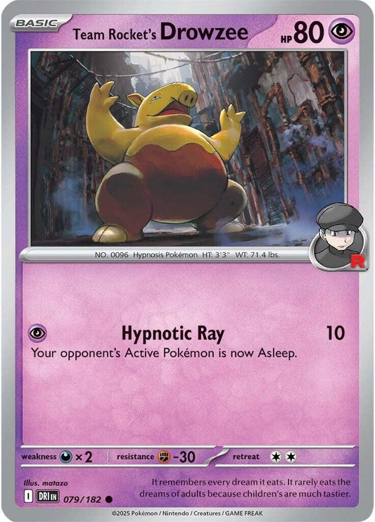 Pokemon: Team Rocket's Drowzee card image