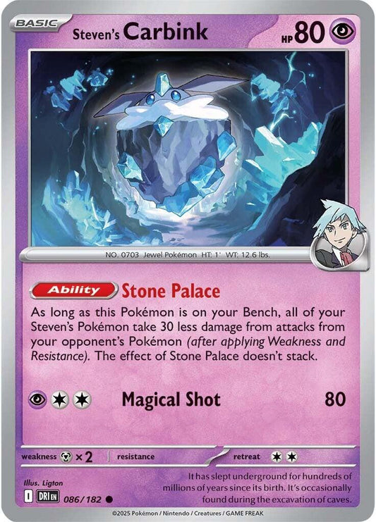 Pokemon: Steven's Carbink card image