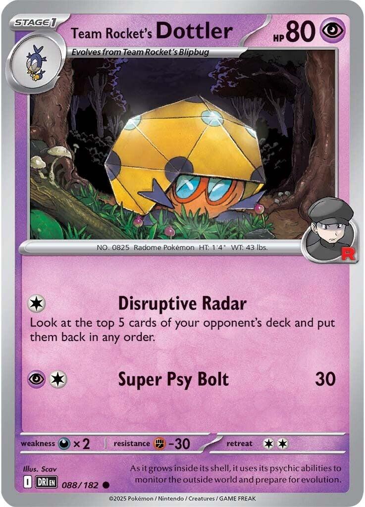 Pokemon: Team Rocket's Dottler card image