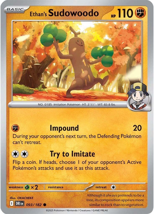 Pokemon: Ethan's Sudowoodo card image