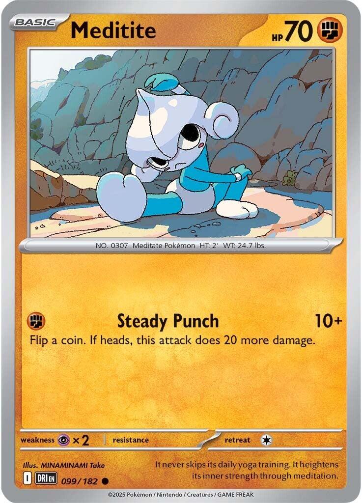 Pokemon: Meditite card image