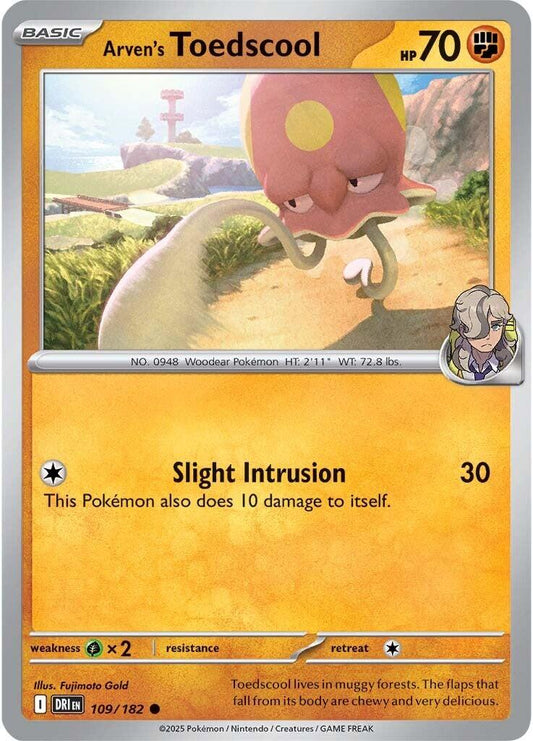 Pokemon: Arver's Toedscool card image
