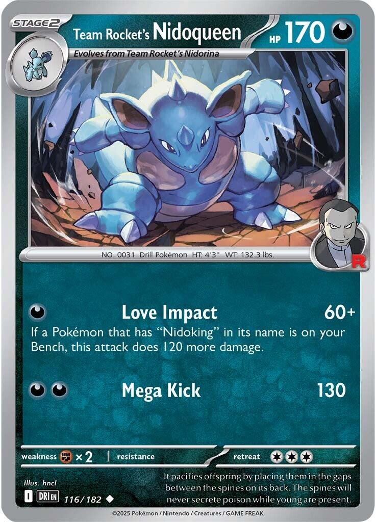 Pokemon: Team Rocket's Nidoqueen card image