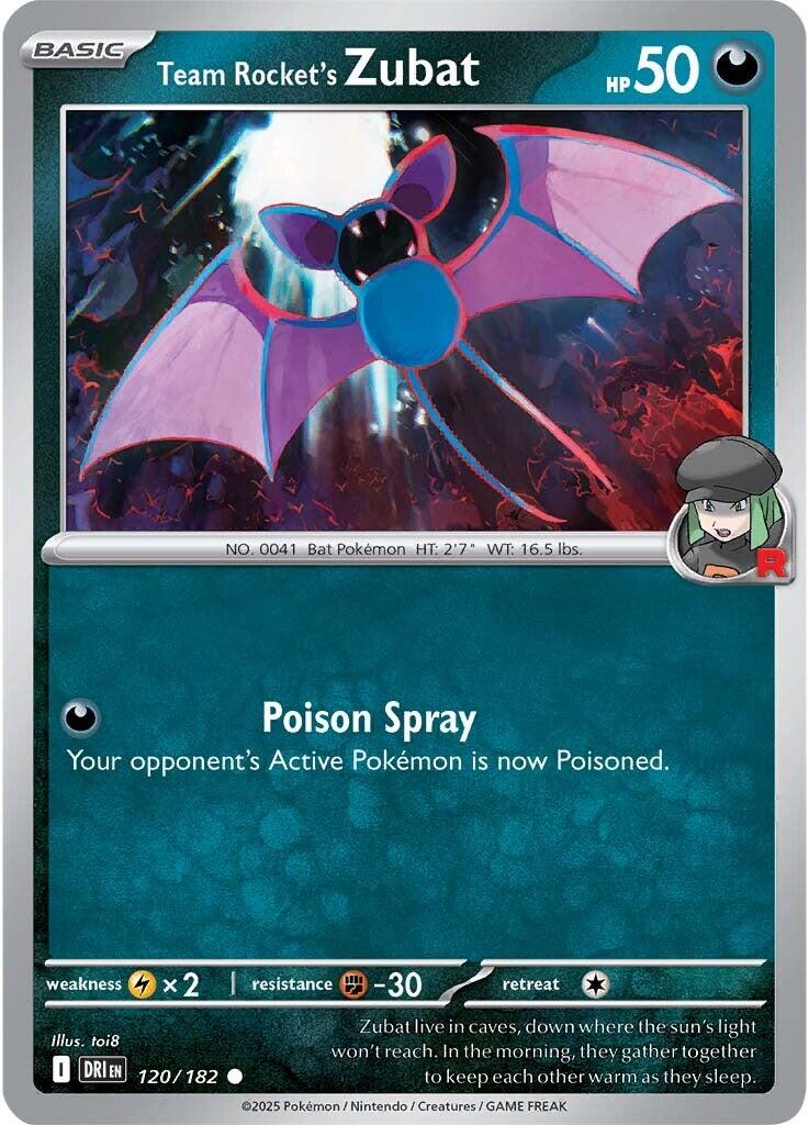 Pokemon: Team Rocket's Zubat card image