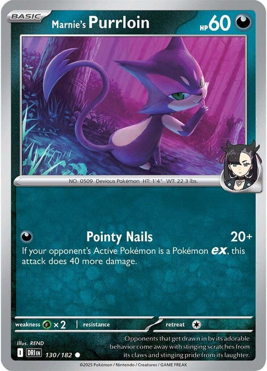 Pokemon: Marnie's Purrloin card image