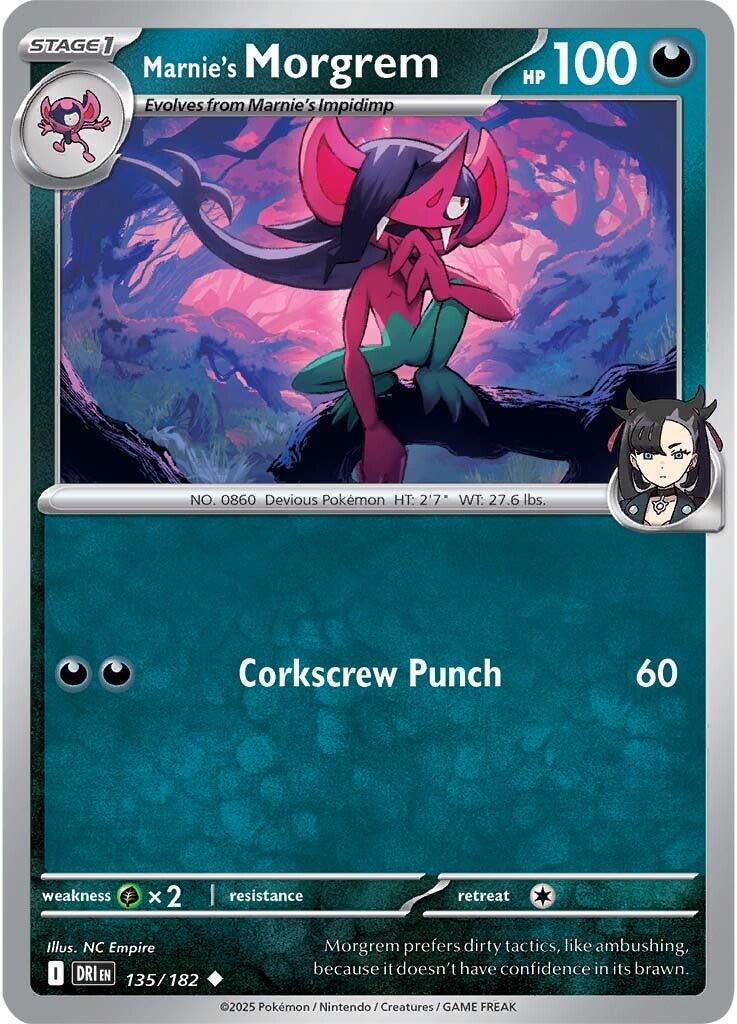 Pokemon: Marnie's Morgrem card image