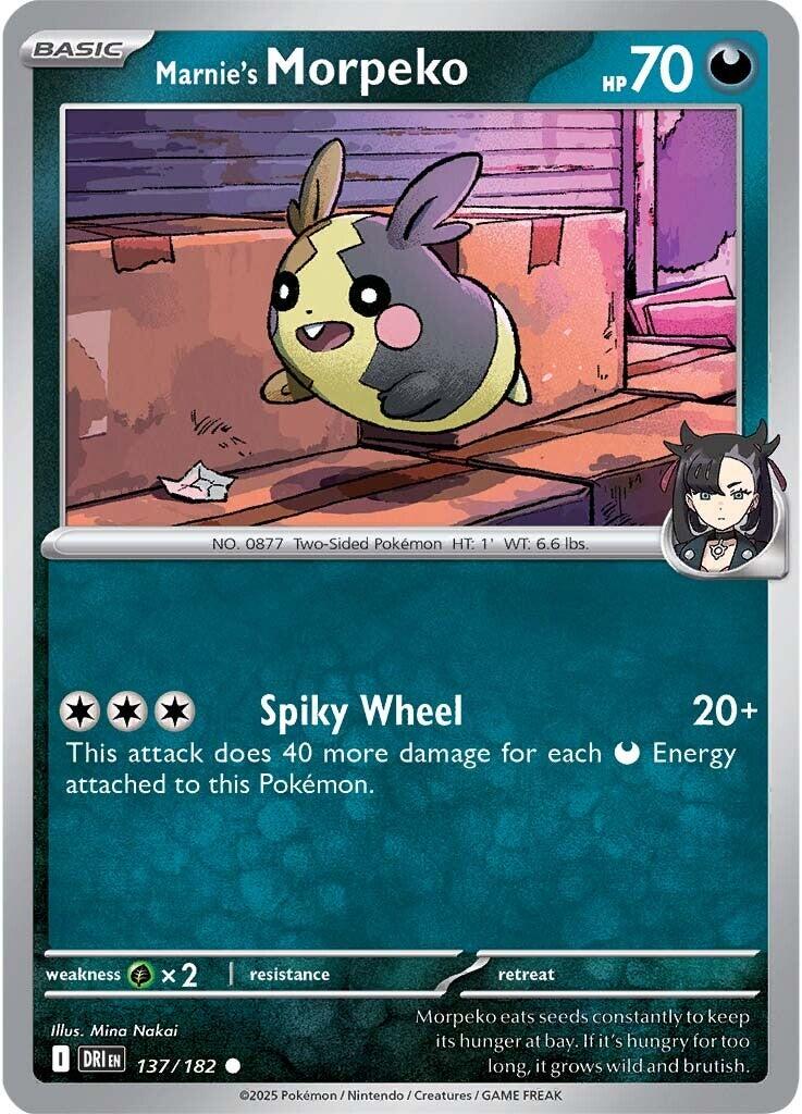 Pokemon: Marnie's Marpeko card image
