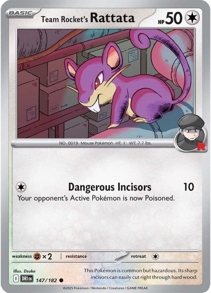 Pokemon: Team Rocket's Rattata card image