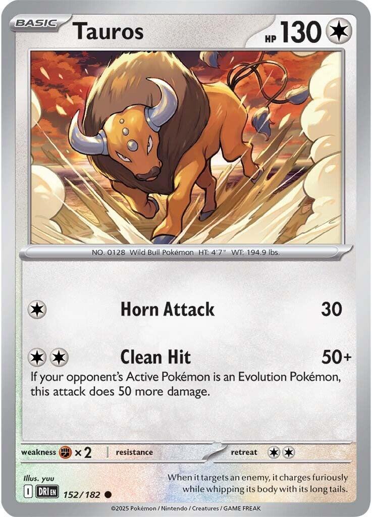 Pokemon: Tauros card image