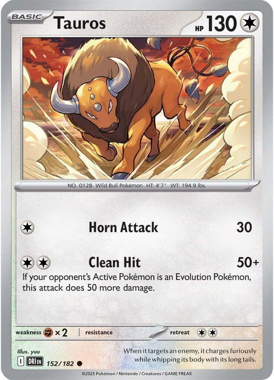 Pokemon: Tauros card image