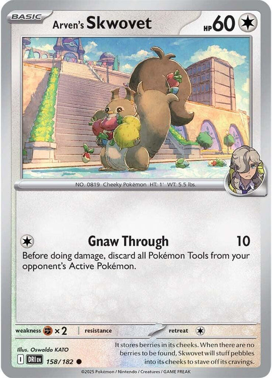Pokemon: Arven's Skwovet card image