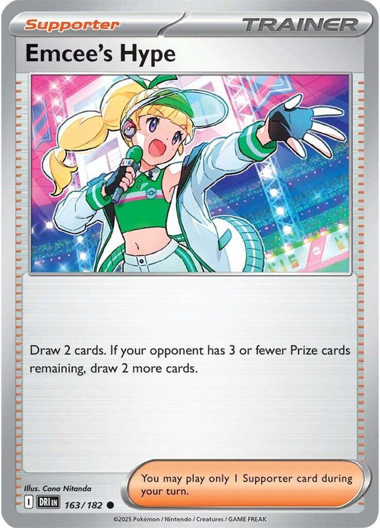 Pokemon: Emcee's Hype - 163/182 card image
