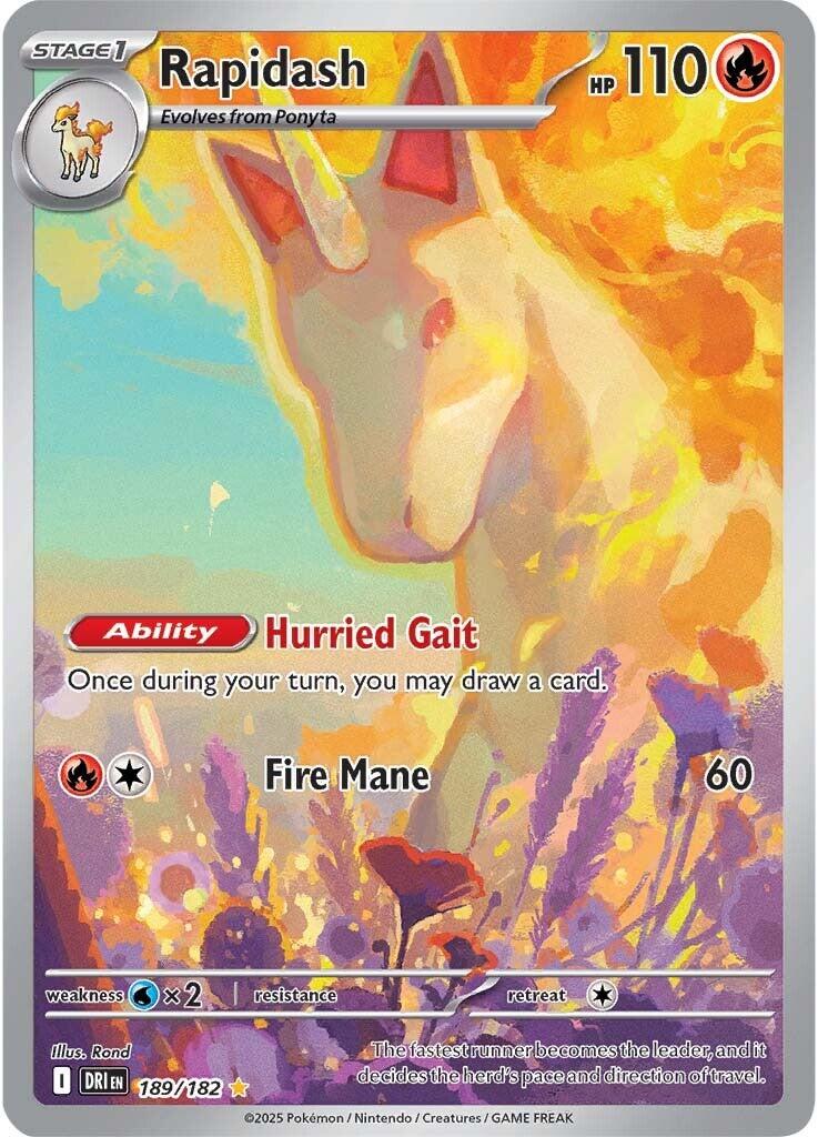 Pokemon: Rapidash - 189/182 card image