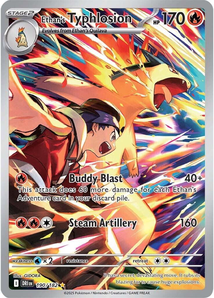 Pokemon: Ethan's Typhlosion - 190/182 card image