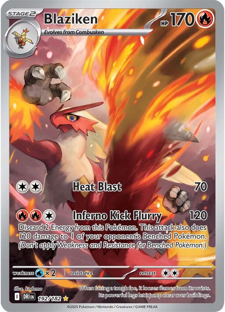 Pokemon: Blaziken - 192/182 card image