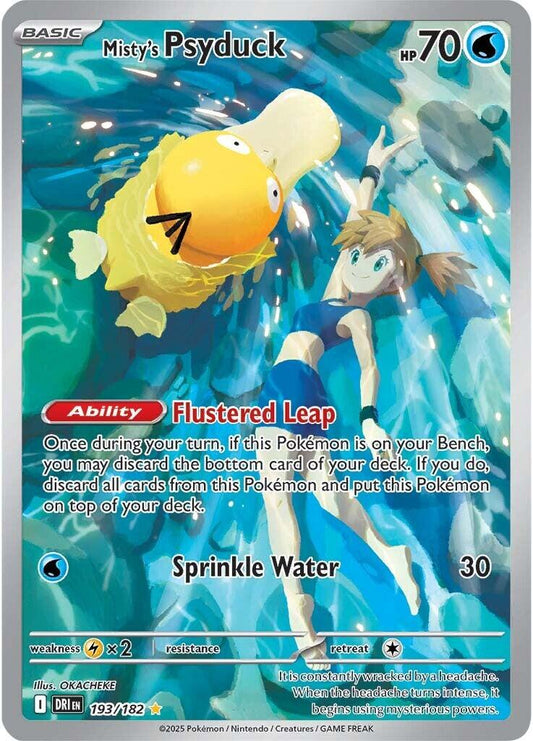 Pokemon: Misty's Psyduck - 193/182 card image