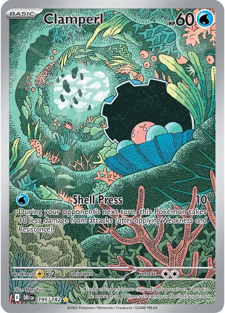 Pokemon: Clamperl - 195/182 card image