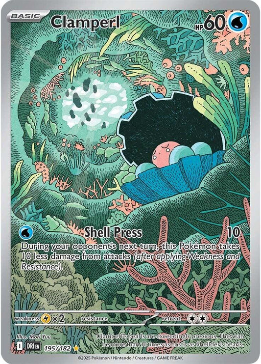 Pokemon: Clamperl - 195/182 card image