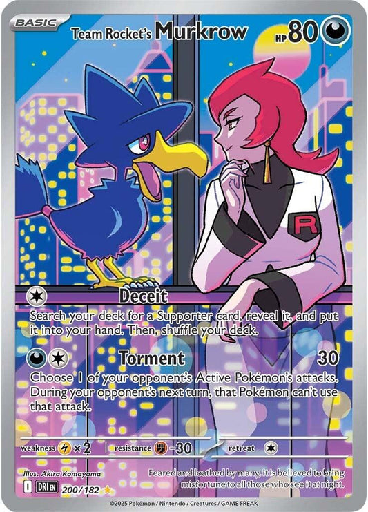 Pokemon: Team Rocket's Murkrow - 200/182 card image