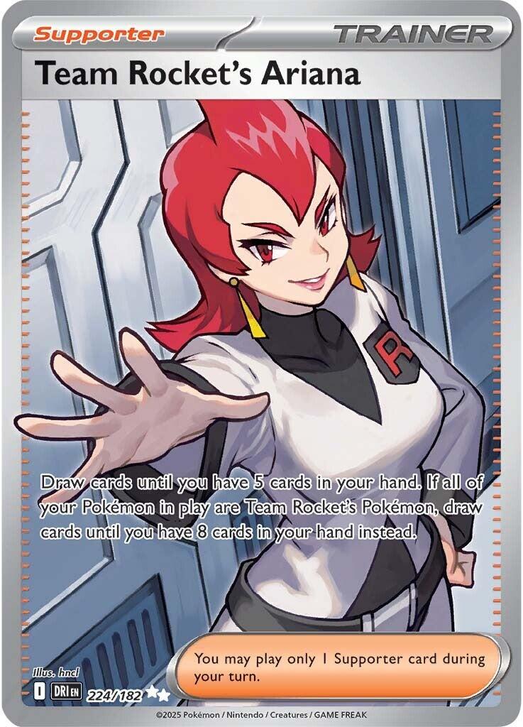 Pokemon: Team Rocket's Ariana - 224/182 card image