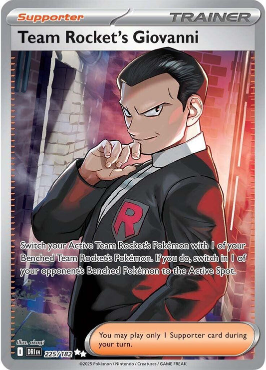 Pokemon: Team Rocket's Giovanni - 225/182 card image