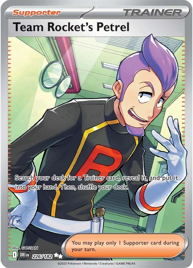 Pokemon: Team Rocket's Petrel - 226/182 card image