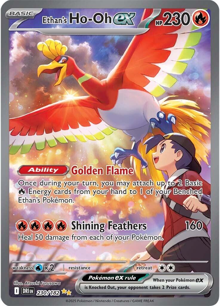 Pokemon: Ethan's Ho-Oh ex - 230/182 card image