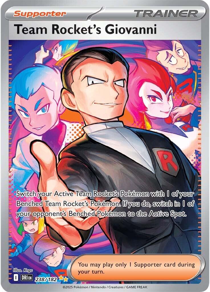 Pokemon: Team Rocket's Giovanni - 238/182 card image