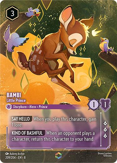 Disney Lorcana: Bambi - Little Prince (Enchanted) card image