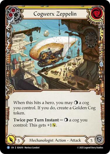 Flesh and Blood TCG: Cogwerx Zeppelin (Yellow) image
