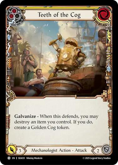 Flesh and Blood TCG: Teeth of the Cog (Yellow) image