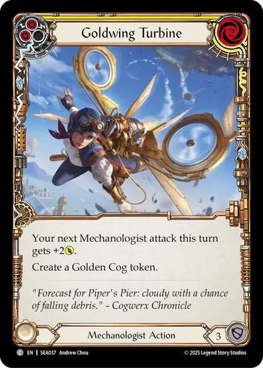 Flesh and Blood TCG: Goldwing Turbine (Yellow) image