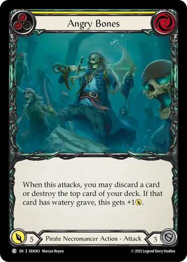 Flesh and Blood TCG: Angry Bones (Yellow) image