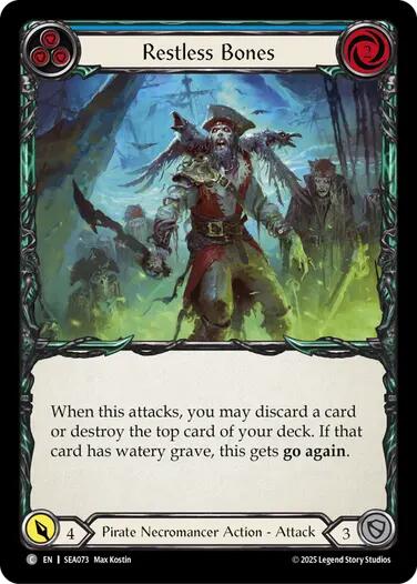Flesh and Blood TCG: Restless Bones (Blue) image