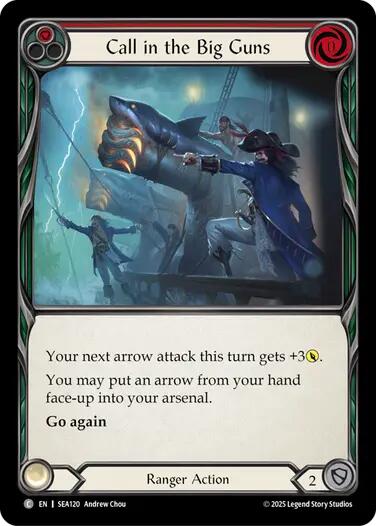 Flesh and Blood TCG: Call in the Big Guns (Red) image
