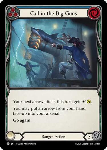 Flesh and Blood TCG: Call in the Big Guns (Blue) image