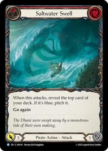 Flesh and Blood TCG: Saltwater Swell (Red) image
