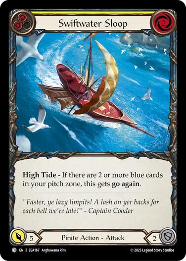 Flesh and Blood TCG: Swiftwater Sloop (Yellow) image