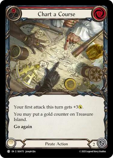 Flesh and Blood TCG: Chart a Course (Red) image