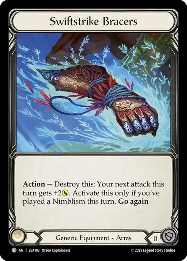 Flesh and Blood TCG: Swiftstrike Bracers image