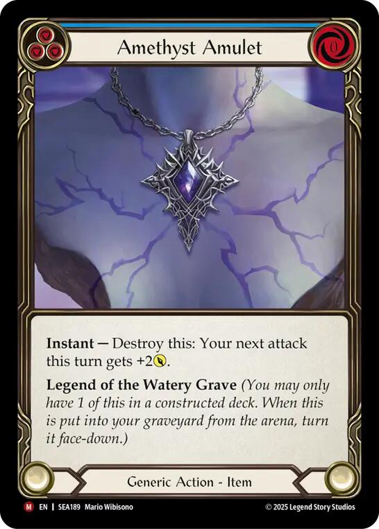 Flesh and Blood TCG: Amethyst Amulet image