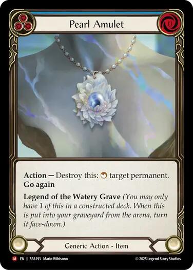 Flesh and Blood TCG: Pearl Amulet image