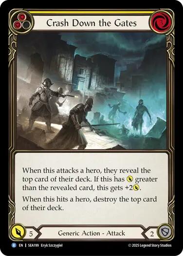 Flesh and Blood TCG: Crash Down the Gates (Yellow) image