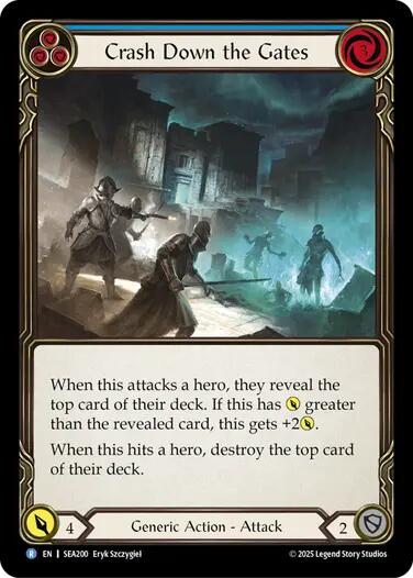 Flesh and Blood TCG: Crash Down the Gates (Blue) image