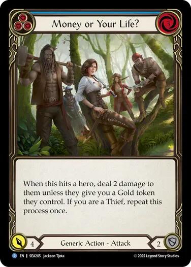Flesh and Blood TCG: Money or Your Life? (Blue) image