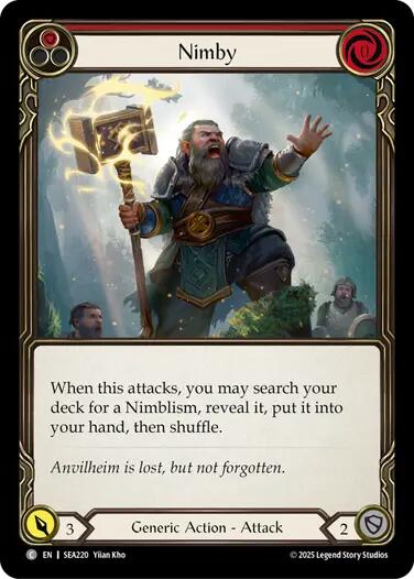 Flesh and Blood TCG: Nimby (Red) image