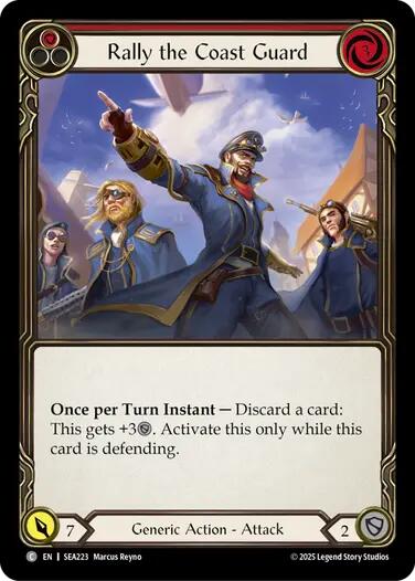 Flesh and Blood TCG: Rally the Coast Guard (Red) image