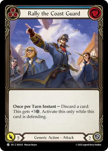 Flesh and Blood TCG: Rally the Coast Guard (Blue) image