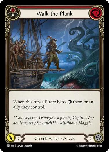 Flesh and Blood TCG: Walk the Plank (Red) image